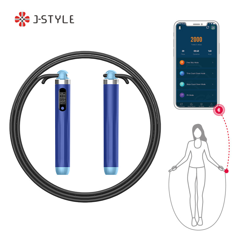 Smart Jump Rope with Smart Electronic LED Display Time Weight Calories Counter