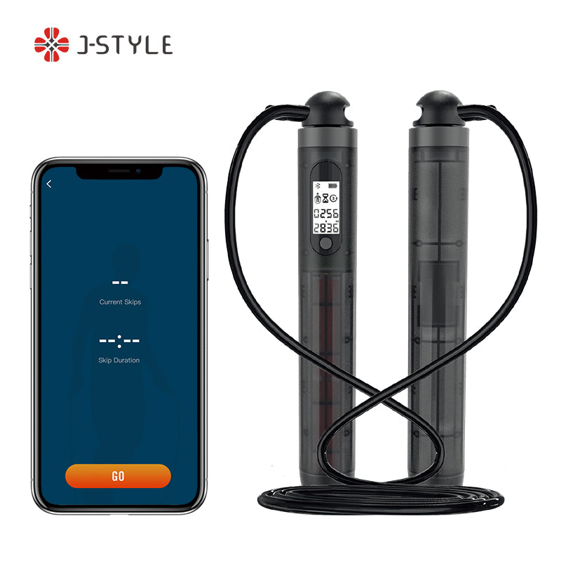Smart Jump Rope with Smart Electronic LED Display Time Weight Calories Counter
