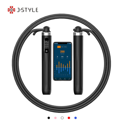 Smart Jump Rope with Smart Electronic LED Display Time Weight Calories Counter
