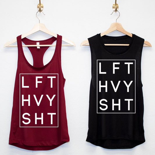 LFT HVY  --Workout Tank Top - Pick Style