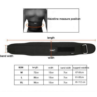 Nylon EVA Weight Lifting Weightlifting Squat Belt