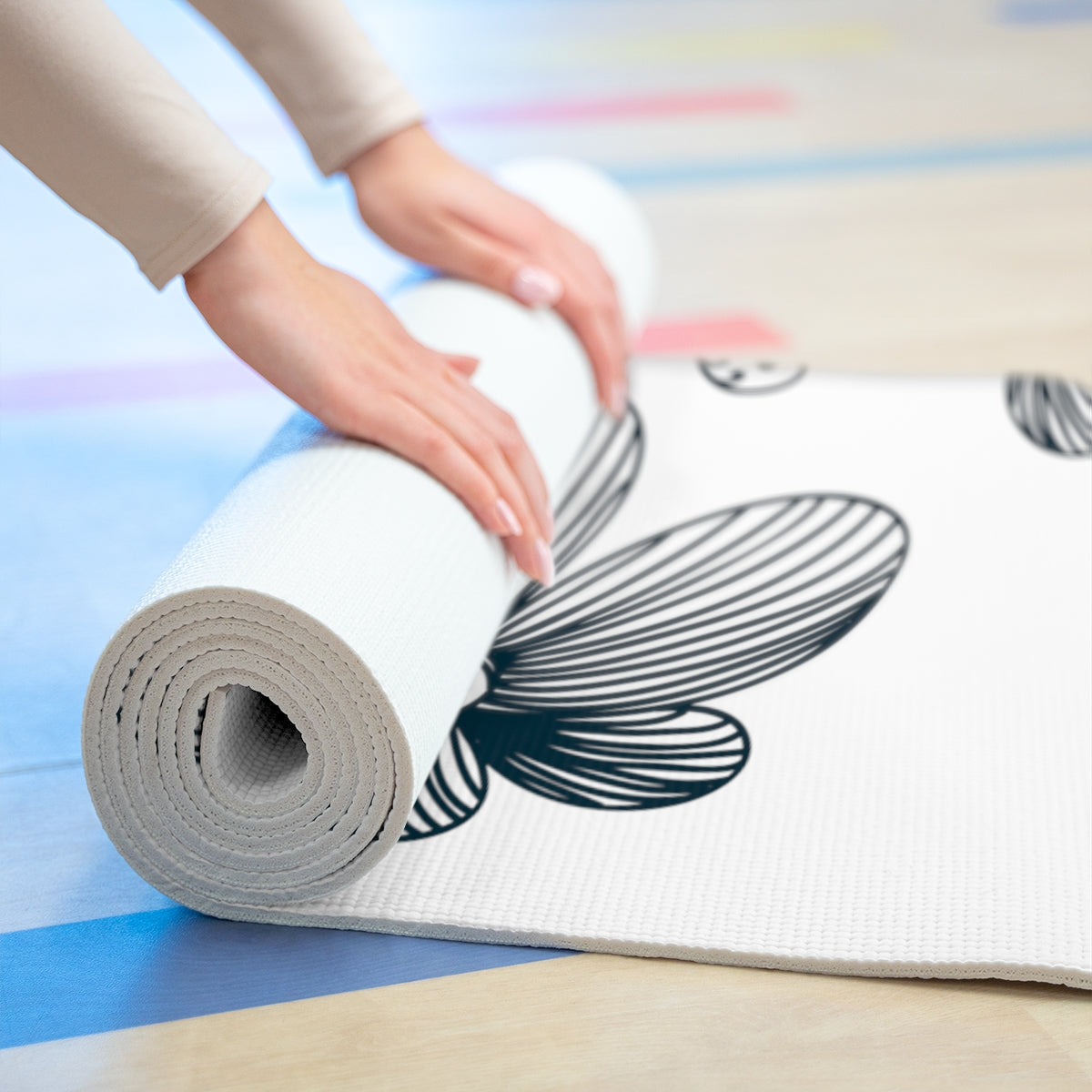 Floral Yoga Mat